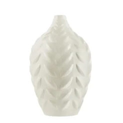 BLADVASE 39 CM KREM