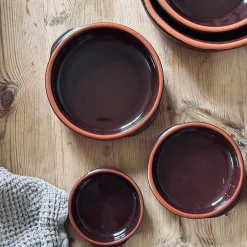 BOLLE 17 CM BORDEAUX