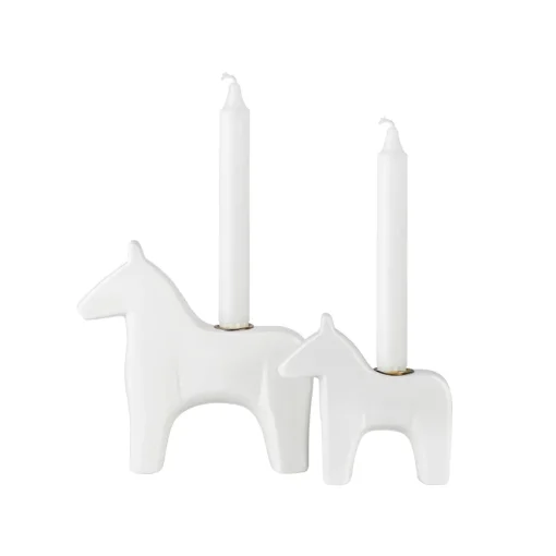 DØLAHEST LYSESTAKER 2 PK H:13 / H: 17,5 CM