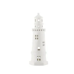 FYRTÅRN LED LYS 25 CM HVIT