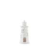 FYRTÅRN LED LYS 16,5 CM HVIT