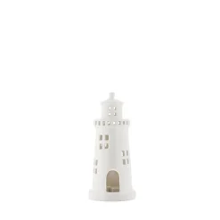 FYRTÅRN LED LYS 16,5 CM HVIT