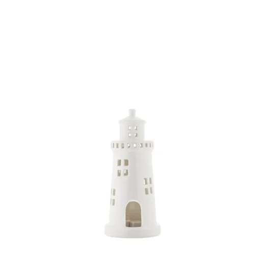 FYRTÅRN LED LYS 16,5 CM HVIT