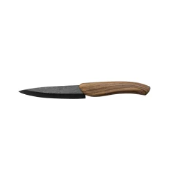 GRØNNSAKS KNIV WOODS SORT KNIVBLAD 10 CM