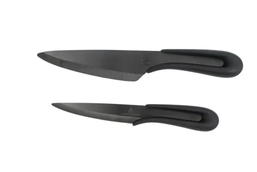 KNIVSETT 2 DELER SORT / 10 CM + 16 CM