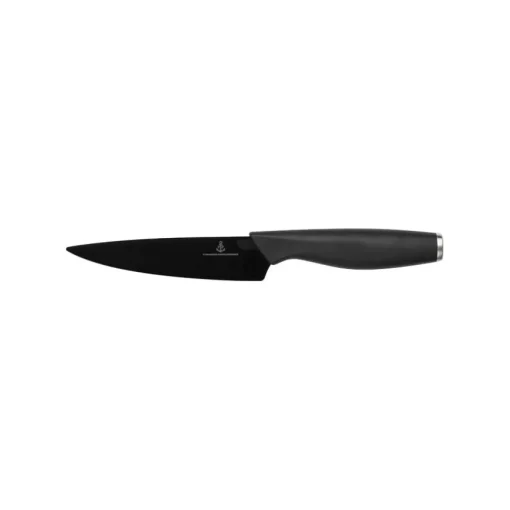 KOKKEKNIV 21 CM + GRØNNSAKSKNIV 13 CM SORT KNIVBL