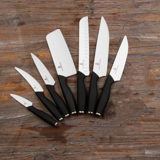 KOKKEKNIV 21 CM HVITT KNIVBLAD