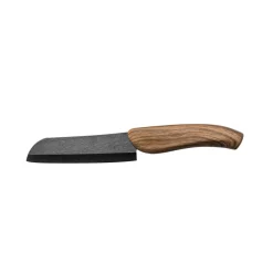 SANTOKU KNIV WOODS SORT KNIVBLAD 12 CM