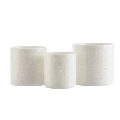 SNØFNUGG LYSLYKER 3 PK H:8 H:10 H:12 CM