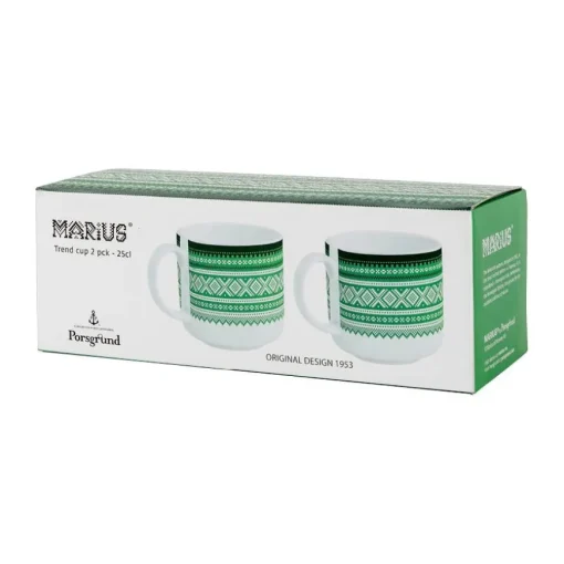 TREND KRUS 25 CL GRØNN 2PK