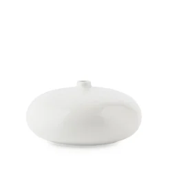 VASE 13,5 X 7 CM HVIT